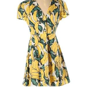Banana print dress